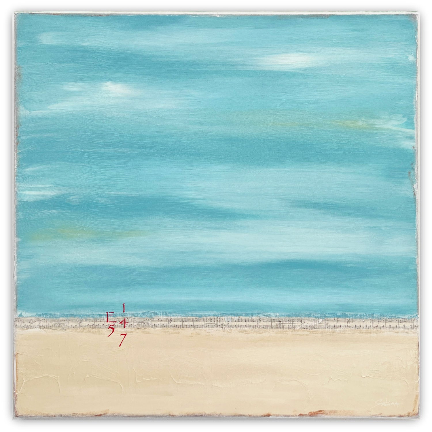 Abstract Beach Paintings